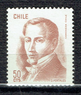 Diego Portales : 50 C Brun-rouge - Chile