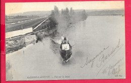 Cpa 78 Maisons-Laffitte, Vue SUR LA SEINE, Bateau, Péniche, Voyagée 1909, Nd Photo - Maisons-Laffitte