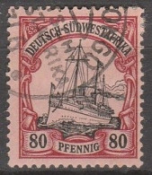 Deutsch SüdWest-Afrika   .    Michel   .   19      .     O     .      Gestempelt - German South West Africa