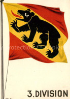 13798871 Bern BE Flagge 3. Division Bern BE - Sonstige & Ohne Zuordnung