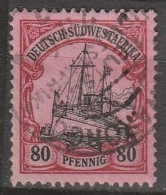 Deutsch SüdWest-Afrika   .    Michel   .   19      .     O     .      Gestempelt - German South West Africa