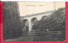 Cpa 16 ANSAC Le Viaduc Voyagée En 1929, Dos Divisé, Pont, Voir Scanne - Autres & Non Classés