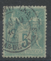 Lot N°82762   N°75, Oblitéré Cachet à Date De FONCQUEVILLERS "Pas-de-Calais" (61) - 1876-1898 Sage (Tipo II)