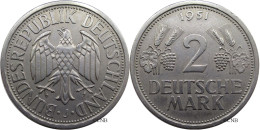 Allemagne - RFA - 2 Deutsche Mark 1951 J - TTB/XF45 - Mon3901 - 2 Marcos