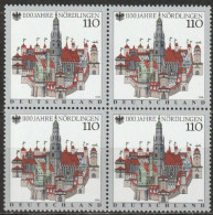 BRD 1998 MiNr.1965 4er Block ** Postfrisch 1100 Jahre Nördlingen ( B 2857 ) - Ungebraucht