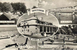 FORT MAHON - LE CAMP DES CAMPEURS -VUE DE LA PLAGE - LE GOLF MINIATURE - LE CASINO - Fort Mahon