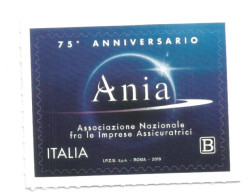 (REPUBBLICA ITALIANA) 2019, ASSOCIAZIONE ITALIANA IMPRESE ASSICURATRICI, ANIA - Francobollo Nuovo MNH - 2011-20:  Nuevos