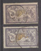 2 NUANCES Du N°122 TBE Cote 210€ - Used Stamps