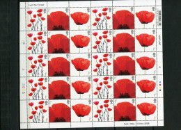 GREAT BRITAIN - 2008  LEST WE FORGET  SHEETLET   MINT NH - Blocks & Miniature Sheets