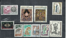 TEN AT A TIME - MAURITANIA - LOT OF 10 DIFFERENT - POSTALLY USED OBLITERE GESTEMPELT USADO - Mauritanie (1960-...)