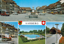 1 AK Schweiz * Ansichten Von Aarberg - Die Stadt Liegt Im Kanton Bern * - Aarberg