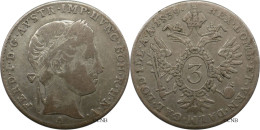 Autriche - Empire - Ferdinand Ier / Ferdinand I. - 3 Kreuzer 1839 A - TB/VF30 - Mon6484 - Autriche