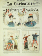 La Caricature 1882 N°130 Histoire De Hausse-col Draner Tramway Negro Trock - Riviste - Ante 1900