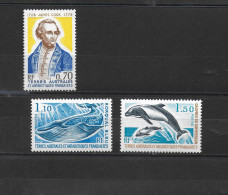 TAAF - 1976 - 77 : Timbres 63-64-65 Neufs ** - Nuovi