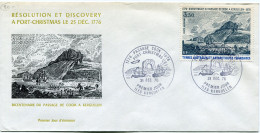 T. A. A. F. ENVELOPPE 1er JOUR DU PA 47 BICENTENAIRE DU PASSAGE DE COOK.....AVEC OBLITERATION ILES KERGUELEN  31 DEC 76 - FDC