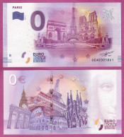 0-Euro UEAE 2016-2 PARIS - 3 MONUMENTS - Essais Privés / Non-officiels