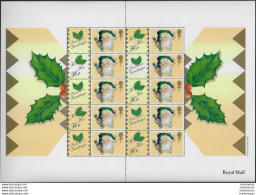 2000 Gran Bretagna Smilers Babbo Natale MNH Unif. MS N. 3 - Andere & Zonder Classificatie