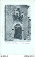 Bc346 Cartolina Repubblica Di San Marino Porta S.francesco 1908 - San Marino