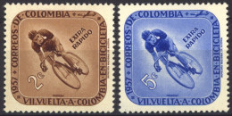 Colombia Aereo  296/297 ** MNH. 1957 - Colombia