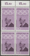 BRD 1968 MiNr.563 4er Block  ** Postfrisch Olympische Sommerspiele Mexiko ( 5050 ) - Unused Stamps