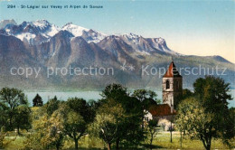 13796838 St Legier Et Alpes De Savoie Eglise Lac Leman Genfersee St Legier - Sonstige & Ohne Zuordnung