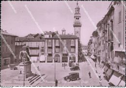 Bu469 Cartolina Casale Monferrato Piazza Mazzini E Via Aurelio Saffi Alessandria - Alessandria