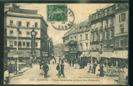 AMIENS PLACE GAMBETTA     (    Mes Cartes Ne Sont Pas Jaunies ) - Amiens