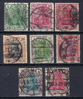 ALLEMAGNE Ca.1900: Lot D' Obl. Petit Prix - Gebruikt