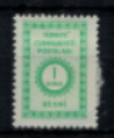 Turquie - Service - "Soleil" - Neuf 1* N° 96 De 1965 - Unused Stamps