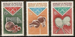 ALTO VOLTA 1965 - HAUTE VOLTA - DEPORTES - FUTBOL - TENIS - BOXEO - YVERT 143/145** - Nuevos