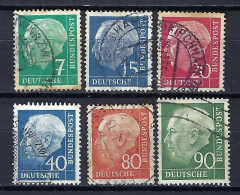 ALLEMAGNE RFA Ca.1950: Lot D' Obl. Petit Prix - Usados