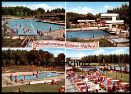 ÄLTERE POSTKARTE GELDERN-WALBECK FREIZEITZENTRUM SCHWIMMBAD FREIBAD BAD SPRUNGTURM Swimming Pool Piscine AK Postcard Cpa - Geldern