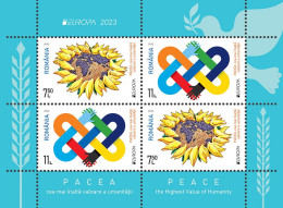 Romania 2023 / Europa / Peace / Block Type 1 / Set 2 Series - 2023