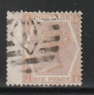 Grande Bretagne - N°47 Obl (1872-73) 6d Bistre - Oblitérés
