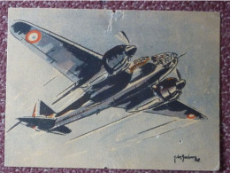 CP Bombardier "Amiot" 354, Illustrateur Jacques Des Gachons 1942 - 1939-1945: 2ème Guerre