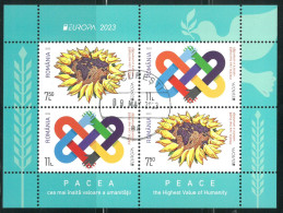 Romania 2023 / Europa / Peace / Block Type 1 / Set 2 Series Used - 2023