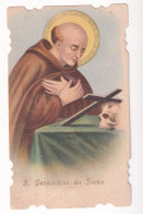 San Bernardino Da Siena -(A)  Santino Fustellato- Rif. S401 - Religion & Esotérisme