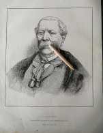 M. LE BARON MICHAUX / 1890 / PROFESSEUR DE LA FACULTÉ DE MÉDICINE Å L 'UNIVERSITÉ DE LOUVAIN / DÉCÉDÉ 12 AVRIL 1890 - Non Classificati