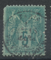 Lot N°82773   N°75, Oblitéré Cachet à Date De PARIS "PL.VENTADOUR" - 1876-1898 Sage (Type II)