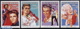 Madagascar 1995 Cinema Centenary 4v, Mint NH, Performance Art - Elvis Presley - Film - Marilyn Monroe - Movie Stars - .. - Elvis Presley