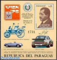 Paraguay 1975 F. Porsche S/s, Mint NH, History - Transport - Germans - Automobiles - Cars