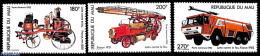 Mali 1982 Fire Corps 3v, Mint NH, Transport - Fire Fighters & Prevention - Brandweer