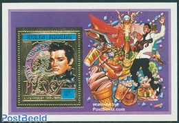 Madagascar 1994 Elv Presley S/s Gold, Mint NH, Performance Art - Elvis Presley - Music - Elvis Presley