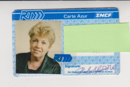 Fixe Carte Azur RTM Marseille SNCF - Sonstige & Ohne Zuordnung