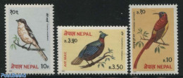 Nepal 1979 Birds 3v, Mint NH, Nature - Birds - Népal