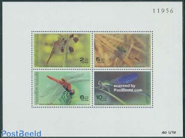 Thailand 1989 Dragonflies S/s, Mint NH, Nature - Insects - Thaïlande