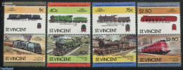 Saint Vincent 1984 Locomotives 4x2v [:], Mint NH, Transport - Railways - Trenes