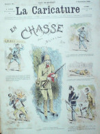 La Caricature 1882 N°141 En Chasse Draner La Ferme Loys Tinant Enquête De Civilisation En Europe - Riviste - Ante 1900