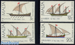 Malta 1982 Ships 4v, Mint NH, Transport - Ships And Boats - Schiffe