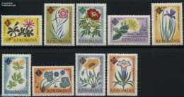 Romania 1961 Flowers 9v, Mint NH, Nature - Flowers & Plants - Nuevos